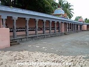 63 Nayanmars line up in the corridor