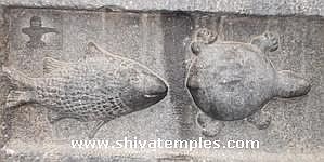 Sculpture of a Turtle and Fish