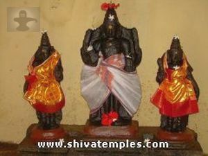 Muruga with his consorts