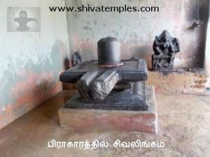 Shiva Linga in the Prakaram