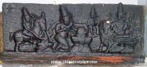 Sculpture depicting the Sthala Puranam