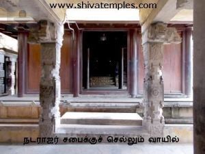 Entrance to Nataraja Sabha