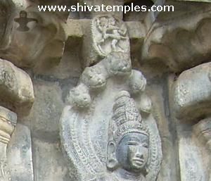 Nataraja on top of Pathanjali