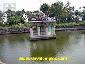 Pond outside the temple