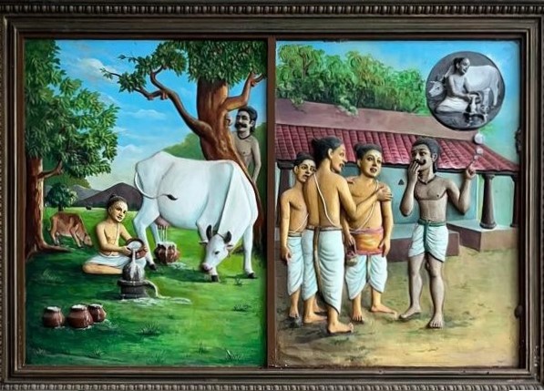 A Painting depicting the Sthala Purana