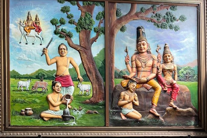A Painting depicting the Sthala Purana