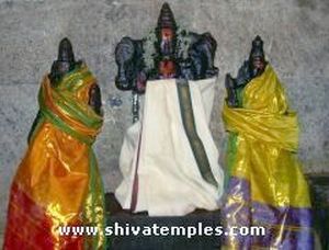 Varatharajar with Sreedevi and Bhoodevi