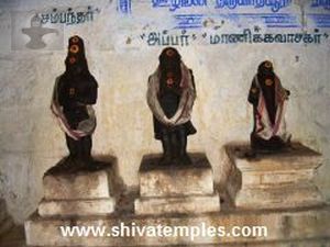 சம்பந்தர், திருநாவுக்கரசர், மாணிக்கவாசகர்
