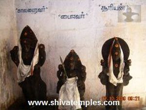 காலபைரவர், பைரவர், சூரியன்