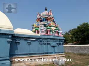 Vimanam over the sanctum sanctorum