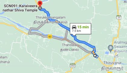Karaveeram route map