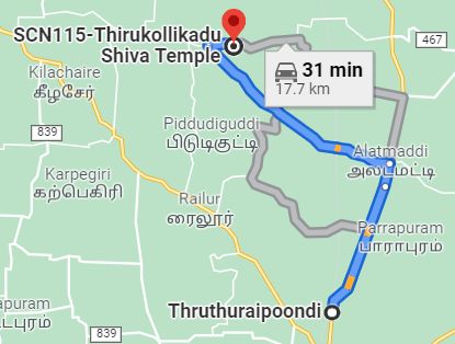 Kollikkadu map