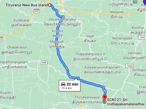 valivalam route map