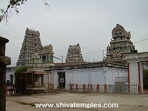 கிழக்கு வெளிப் பிரகாரத்திலிருந்து ஆலய தோற்றம்