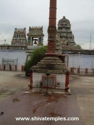 கிழக்கு நுழைவாயிலில் இருந்து ஆலய தோற்றம்